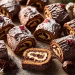 Bûche de Noël Cookies 32 Bûche de Noël Cookies