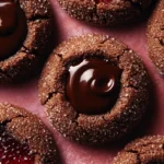 Double-Chocolate Thumbprint Cookies 30 Double-Chocolate Thumbprint Cookies