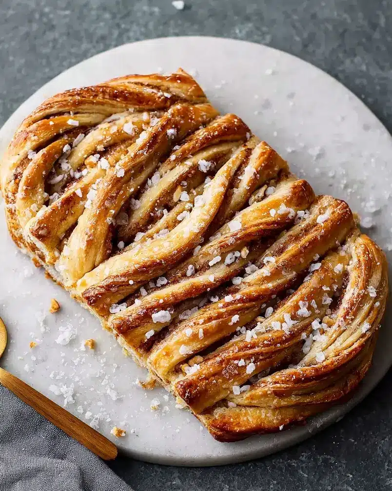 Danish Kringle 2 Danish Kringle dough being layered with butter for lamination