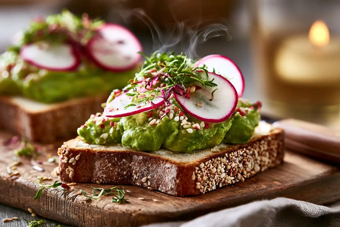 Avocado Toast with Radish 3 Avocado Toast with Radish