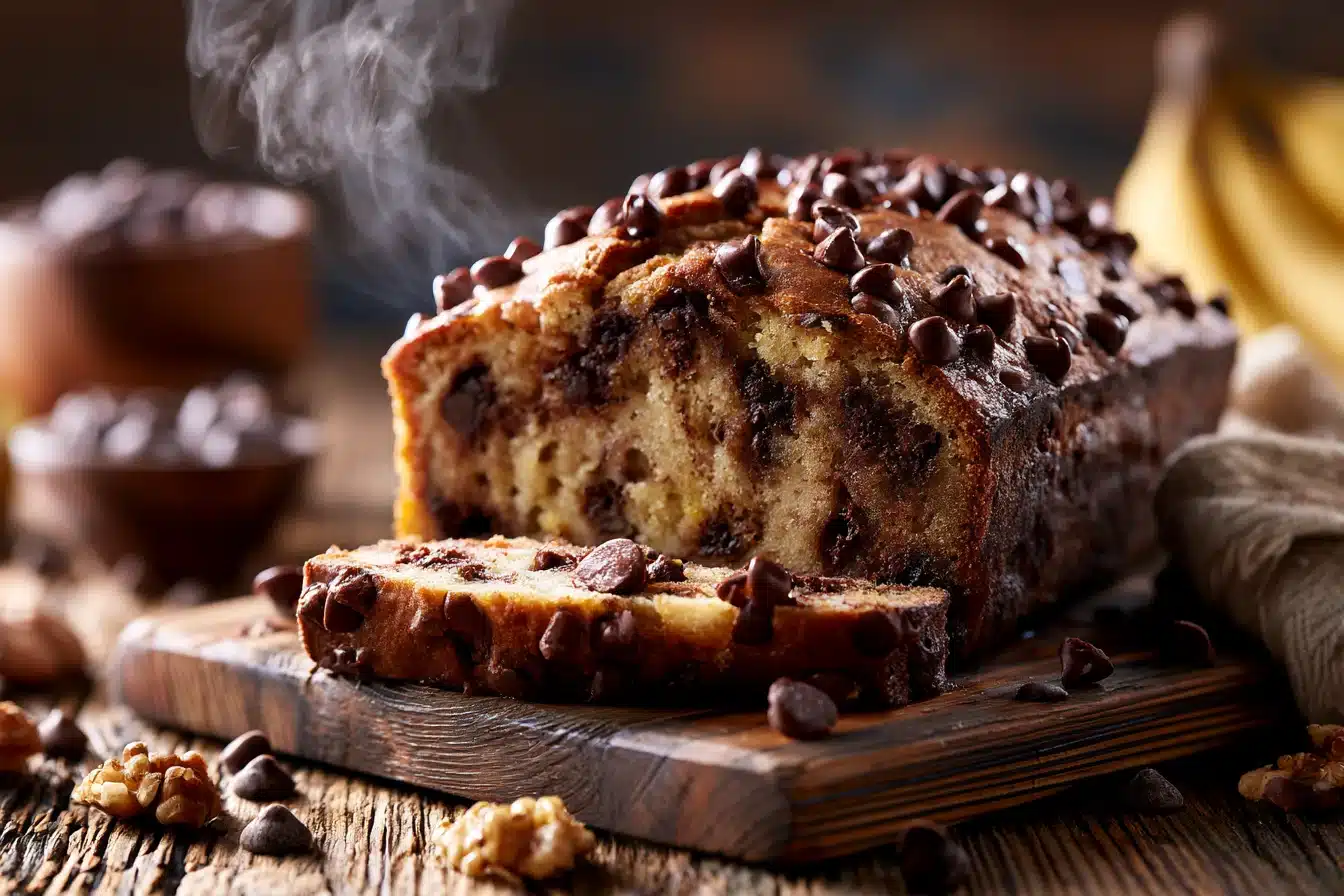 Chocolate Chip Banana Bread 2 Chocolate Chip Banana Bread
