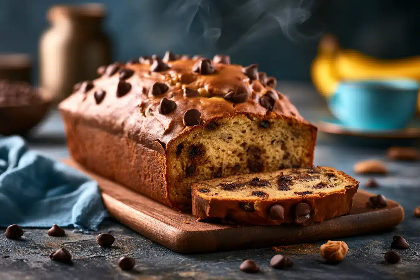 Chocolate Chip Banana Bread 3 Chocolate Chip Banana Bread