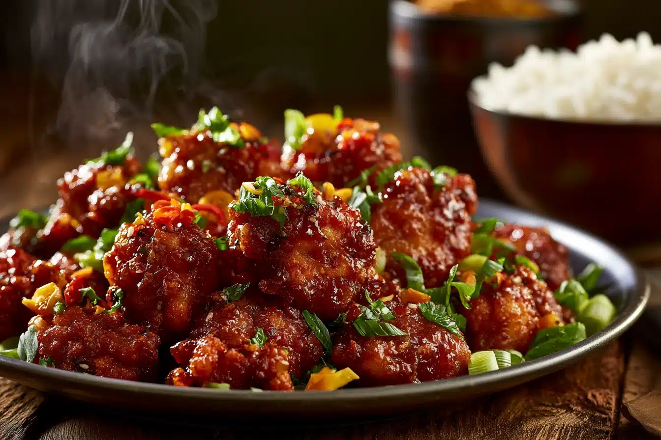 Crispy Honey Garlic Chicken 2 Crispy Honey Garlic Chicken