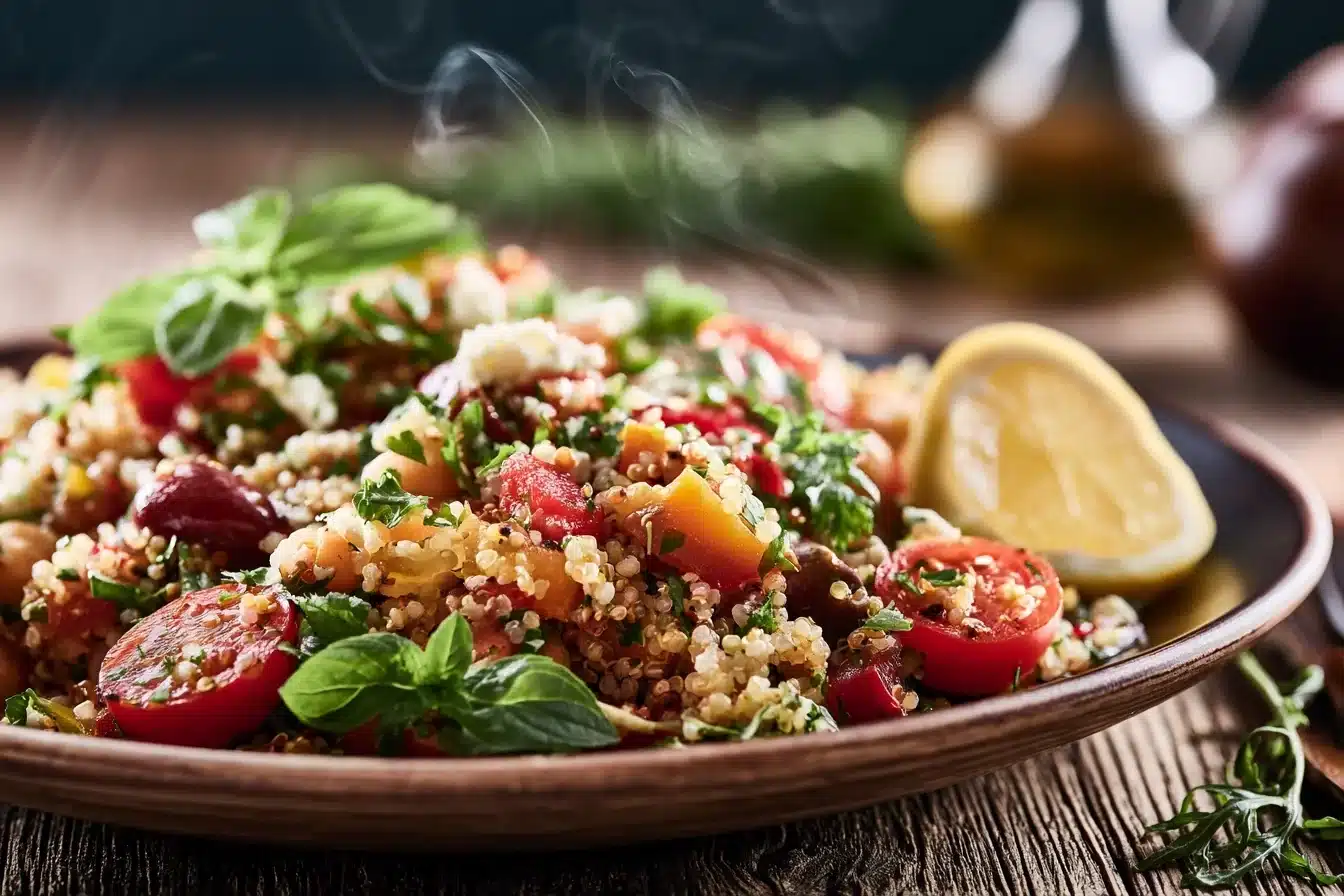 Delicious Mediterranean Quinoa Salad for a Healthy Lunch 2 Delicious Mediterranean Quinoa Salad for a Healthy Lunch