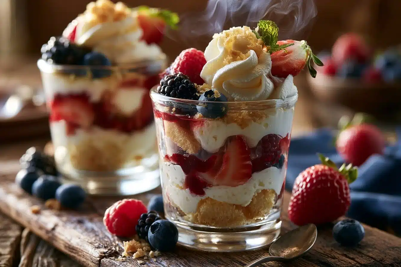 Juniors NY Cheesecake Trifle with Berries 2 Juniors NY Cheesecake Trifle with Berries