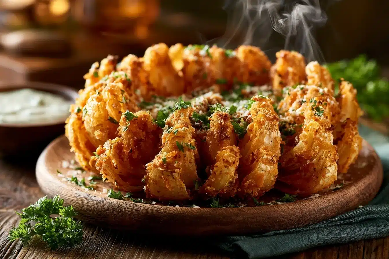 Air Fryer Blooming Onion with Zesty Dipping Sauce 3 Air Fryer Blooming Onion with Zesty Dipping Sauce