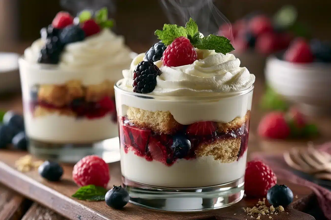 Juniors NY Cheesecake Trifle with Berries 3 Juniors NY Cheesecake Trifle with Berries