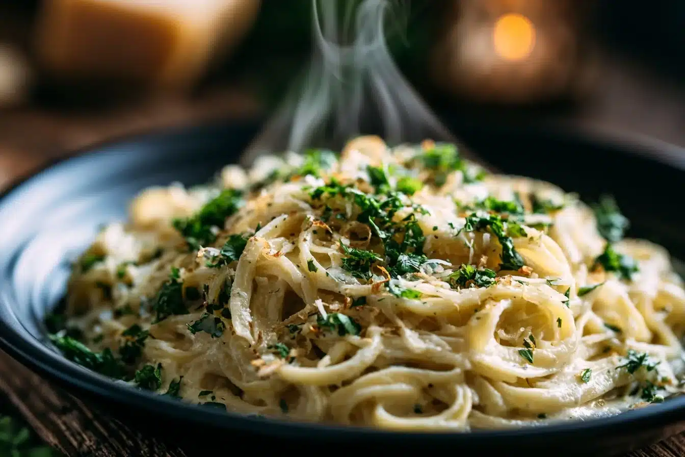 Insanely Good Creamy Garlic Parmesan Pasta in Under 20 Minutes 3 Insanely Good Creamy Garlic Parmesan Pasta in Under 20 Minutes