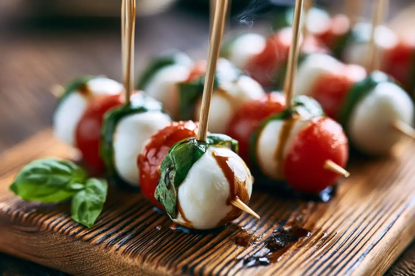Obsessed with These Mini Caprese Skewers for Parties 3 Obsessed with These Mini Caprese Skewers for Parties