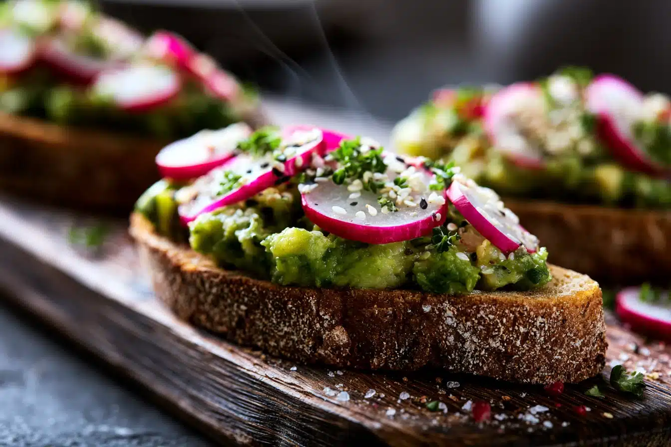 Avocado Toast with Radishes 2 Avocado Toast with Radishes