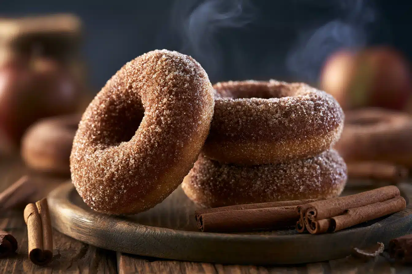 Baked Apple Cider Donuts 3 Baked Apple Cider Donuts