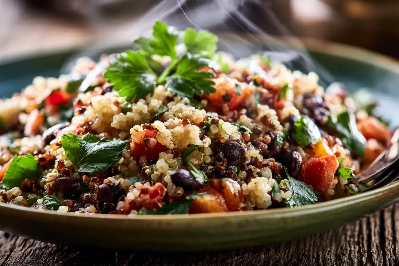 Herbed Quinoa and Black Bean Salad 3 Herbed Quinoa and Black Bean Salad
