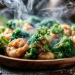 Honey Garlic Shrimp and Broccoli Stir-Fry 9 honey garlic shrimp broccoli