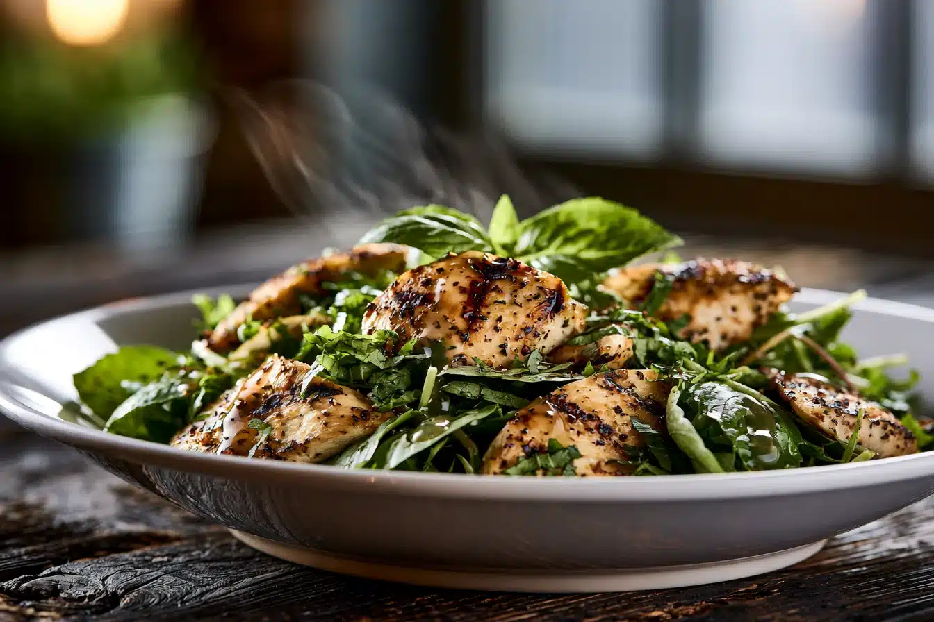 Lemon Basil Grilled Chicken Salad 3 Lemon Basil Grilled Chicken Salad