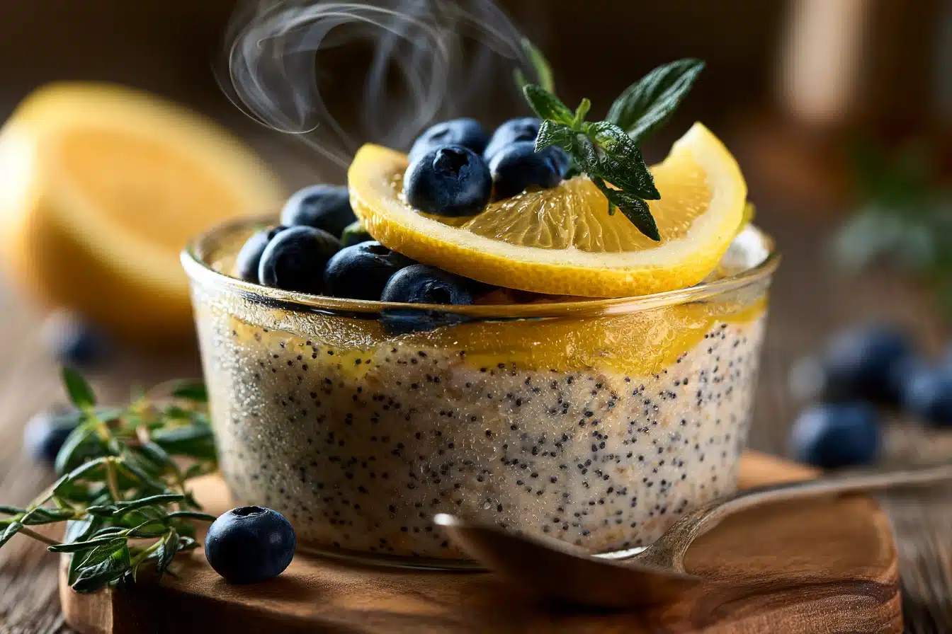 Lemon Poppy Seed Overnight Oats 2 Lemon Poppy Seed Overnight Oats