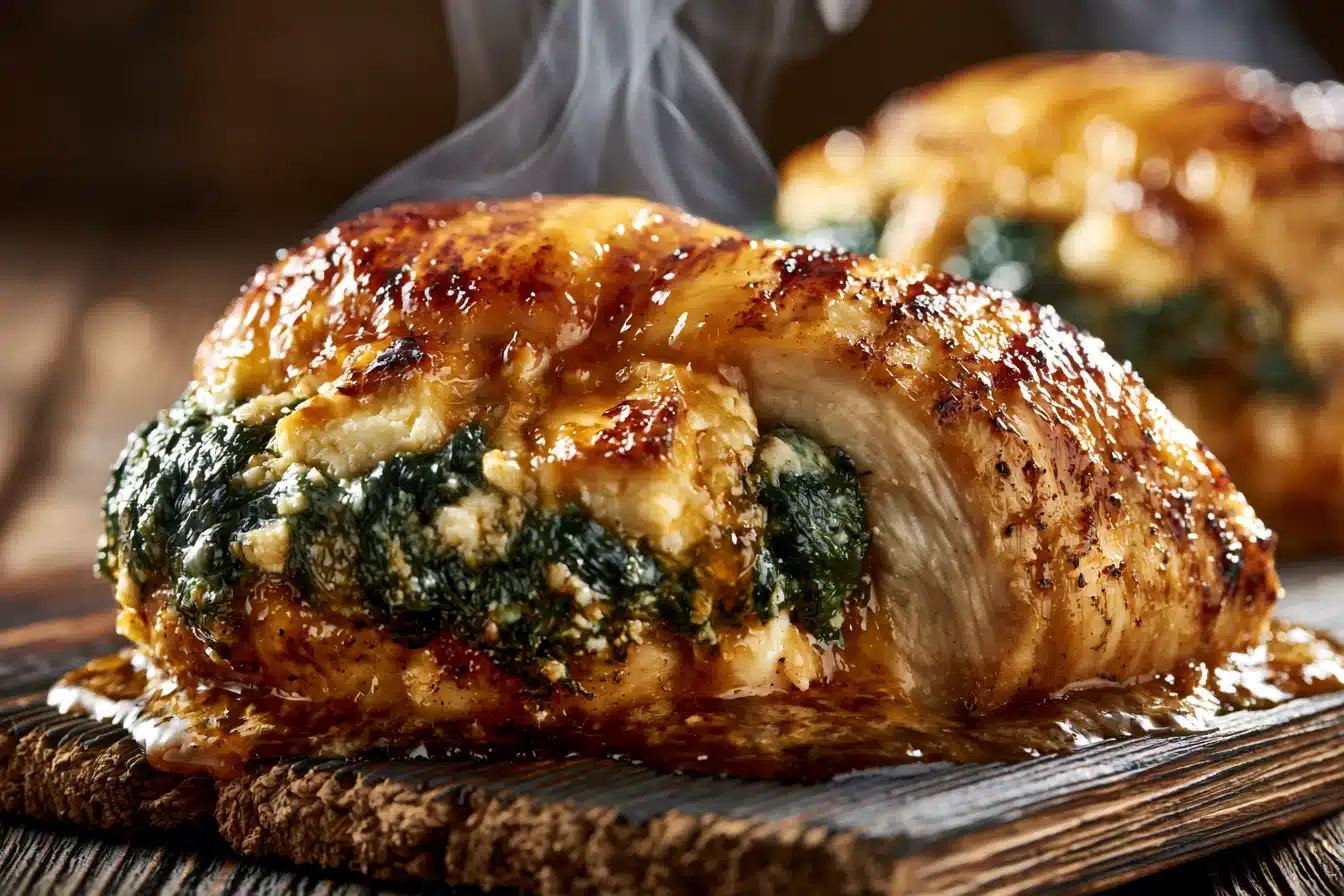 Savory Spinach and Feta Stuffed Chicken Breasts 3 Savory Spinach and Feta Stuffed Chicken Breasts