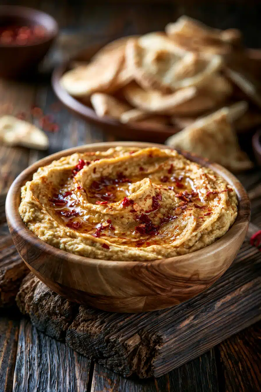 Spicy Garlic Edamame Hummus 2 Spicy Garlic Edamame Hummus