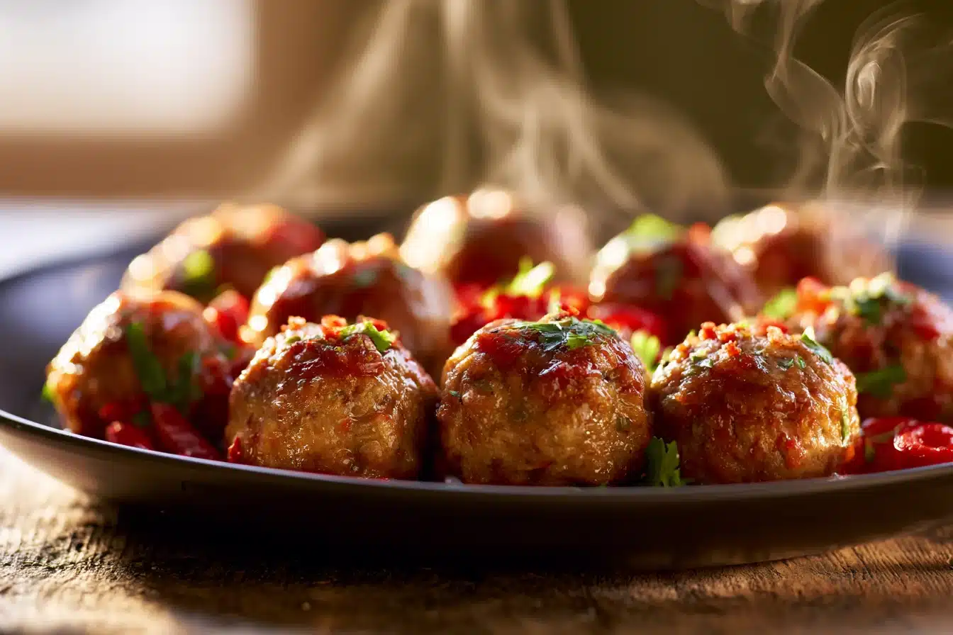 Sweet and Spicy Meatballs 3 Sweet and Spicy Meatballs
