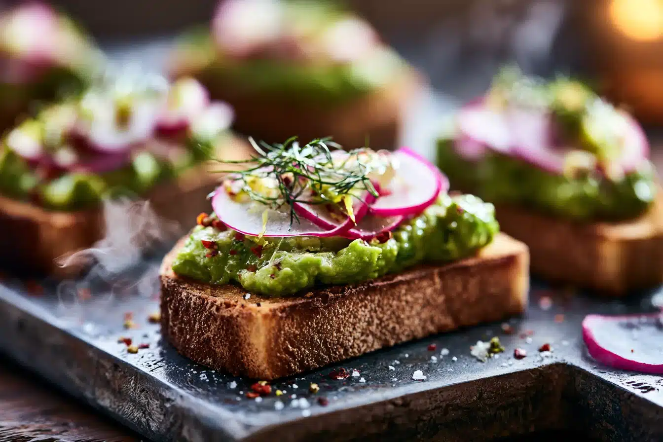 Zesty Avocado Toast with Radishes 3 Zesty Avocado Toast with Radishes